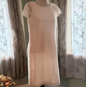 Talbots Lace Sheath Dress